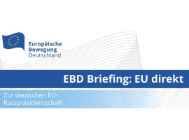 EBD Briefing: EU direkt mit Werner Hoyer, Präsident der EIB