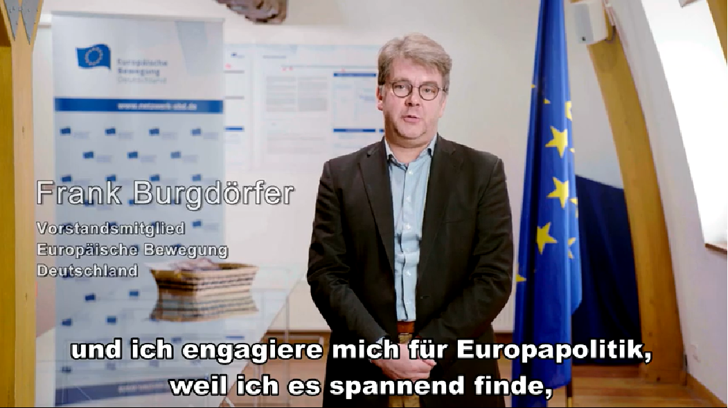 Europa nicht aus Hinterzimmern steuern | Vorstandsmitglied Frank Burgdörfer für EBD-Stimmen